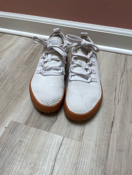 NOBULL Shoes - NoBull White Knit Sneakers with Gum Sole size 9.5